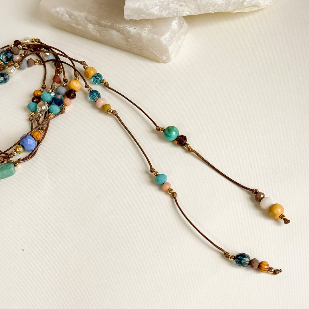 Colar Beads Capri — Ouro 18k