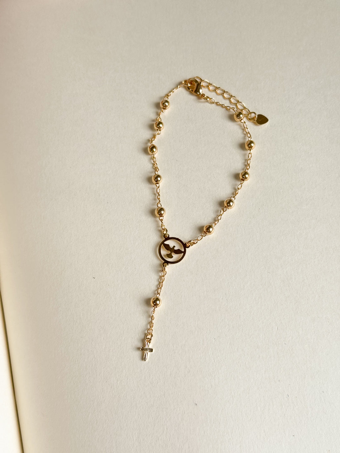Pulseira Religiosa com pérolas
