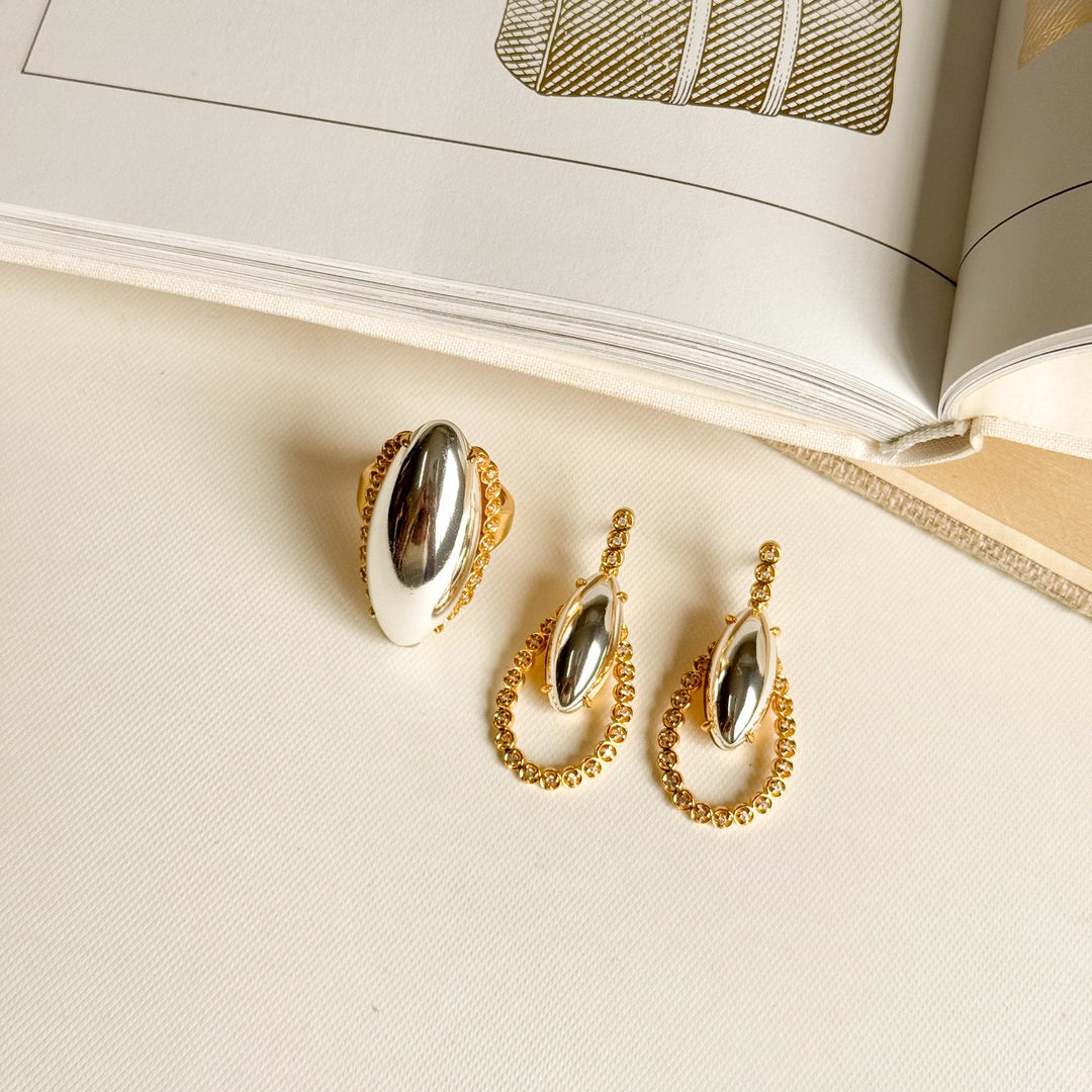 Brincos de Argola Torcida — Ouro 18k